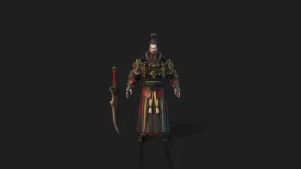 次时代写实曹操 刘备 三国 古代将军 武将 战士 国风角色 谋士 军师3D模型