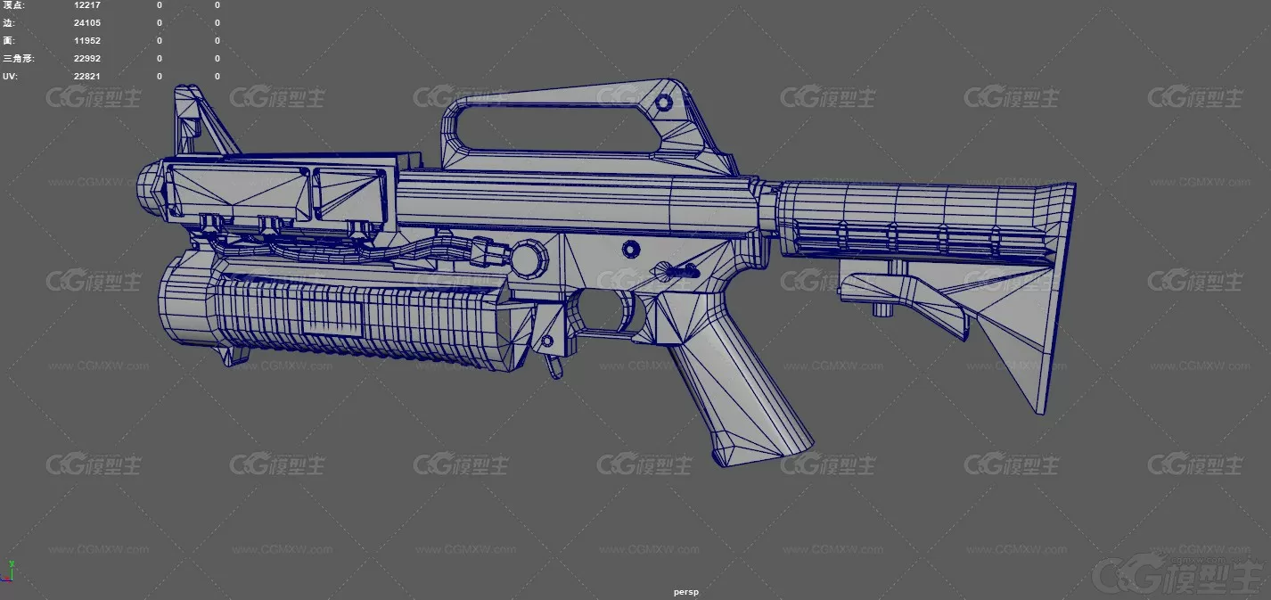 突击步枪 M16A2榴弹枪 自动步枪 军事武器 改装步枪 榴弹发射器 战术步枪 美式装备 ...-11