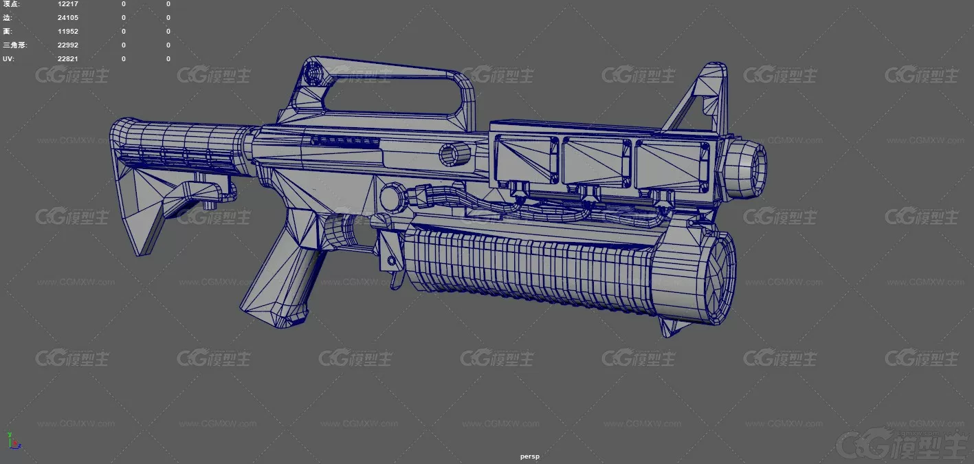 突击步枪 M16A2榴弹枪 自动步枪 军事武器 改装步枪 榴弹发射器 战术步枪 美式装备 ...-13