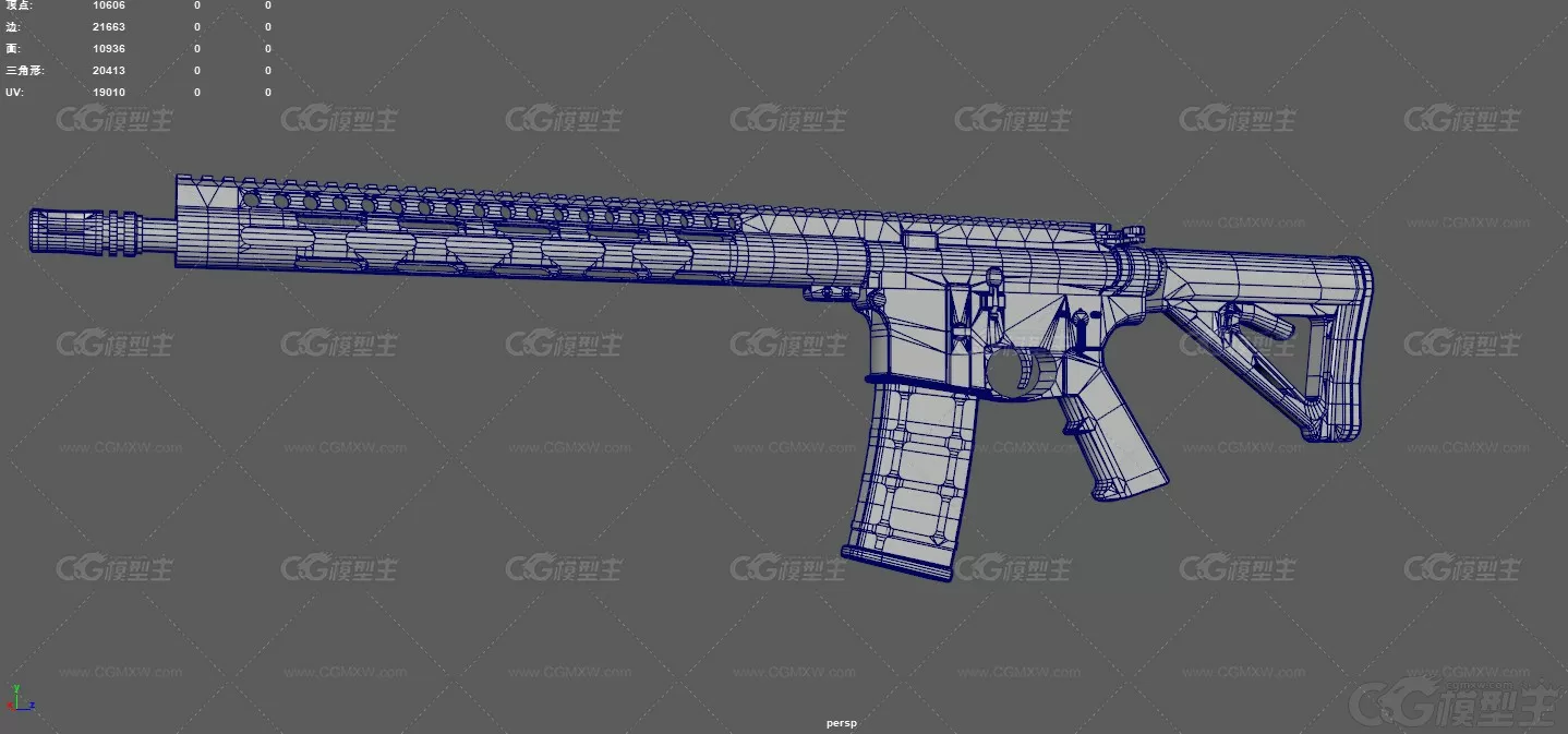 卡宾枪 游戏枪械 步枪 M4A4卡宾枪 美式装备 军用枪械 突击步枪 枪械武器 战术步枪 ...-11