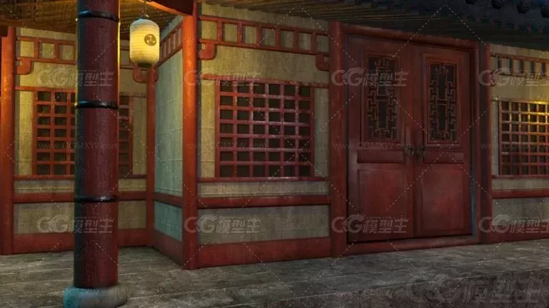 古代建筑 中国风建筑 古楼 阁楼 城楼 楼亭3d模型-9