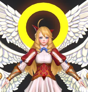 天使 战斗天使 次世代女 大天使 萝莉 美少女战士 圣战士 圣女 3D模型