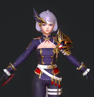 西方 美少女 剑客 萝莉 女战士 女侠3D模型