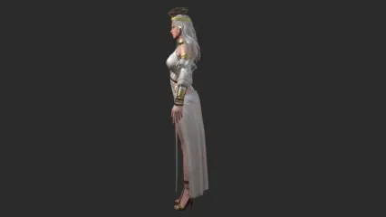 女神 性感美女 西方美女战士 丰满女性 神奇女侠3D模型