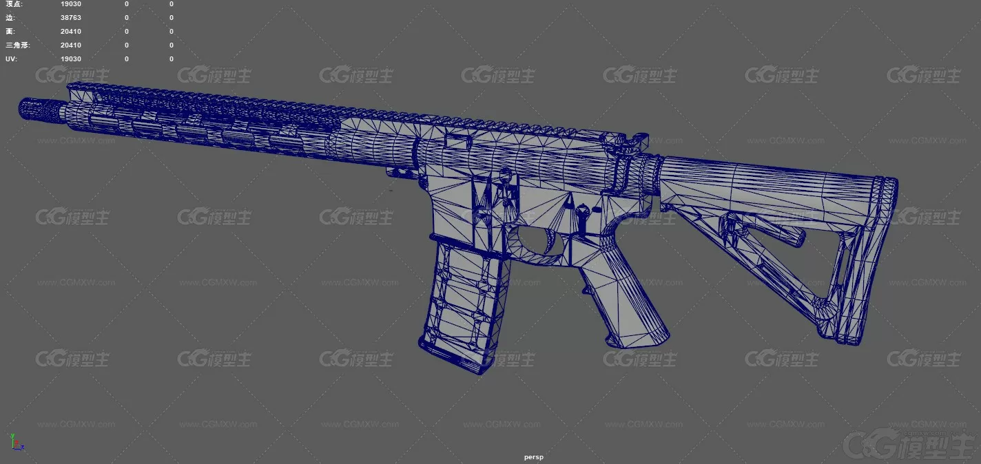 M4A4卡宾枪 步枪 游戏枪械 战术步枪 突击步枪 自动步枪 现代武器 军事武器-8