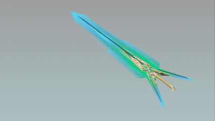 二次元 激光宝剑 光剑 科幻武器 游戏3d模型