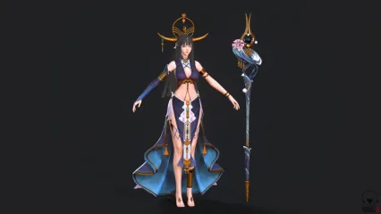 Overhit-Isis 美女法师 美少女战士 巫师 术士 魔法师 魔法女战士3D模型