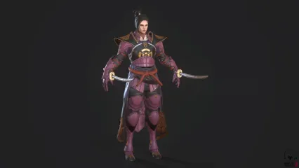 Overhit-Kalkin-Kojiro 战士 铠甲勇士 盔甲士兵 侍卫 3D模型