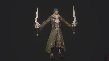 Overhit-Kirr_Malpion Soldi 精灵刺客 精灵游侠 双刀客 杀手 战士 武士3D模型