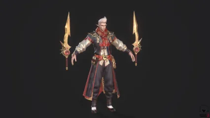 Overhit-Kirr_NewYear 精灵刺客 精灵游侠 双刀客 杀手 战士 武士3D模型