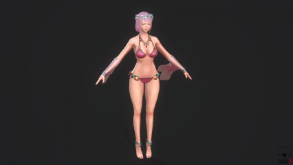 Overhit-Rairee_Swimsuit 夏日时装 美女泳装 比基尼女孩 女模特3D模型