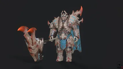 远古部落战士 魔法战士 圣战士 武士 士兵 勇士3D模型
