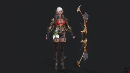 Overhit-Seris_Hekate 精灵弓箭手 美女战士 女神 美少女战士 武士3D模型