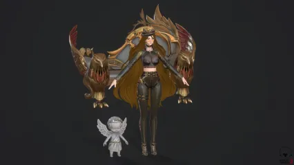 OverHit-Zeus_Leather 女皇 女王 女巫 女教主3d模型