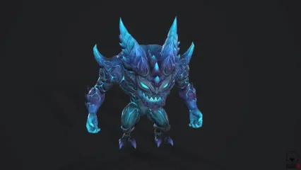 MJ 宠物 小怪 电魔 冰魔战士冰焰恶魔 Evil 寒冰恶魔3D模型