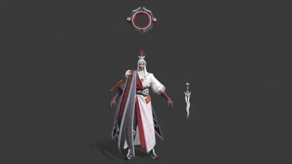 次时代占星师 占卜师 魔法师 魔导师 大祭司 治愈师 星象师 占星师 预言家王者3D模型