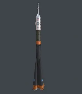 联盟号火箭飞船 火箭发射器 太空舱发射器 卫星火箭 3d模型