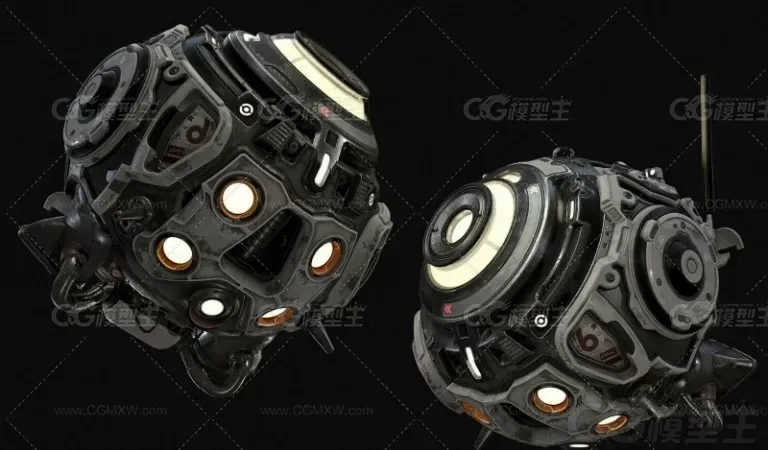 科幻无人侦察机 未来飞机 飞行器 科幻飞机 无人机 概念飞行器3d模型-1
