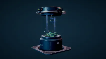 科幻容器 VR科幻植物 科幻场景 未来空间植物 未来道具 科幻场景 科幻培养器 培养皿