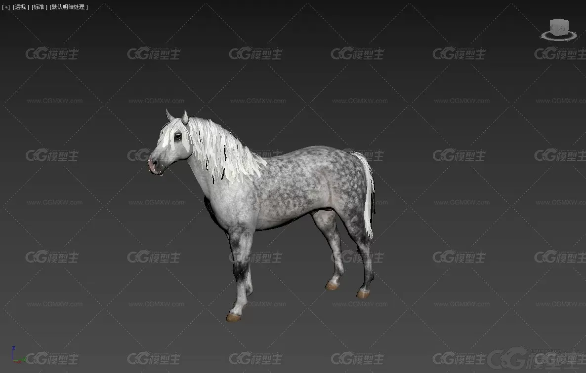 白马 宝马 千里马 宝马良驹3D模型-4