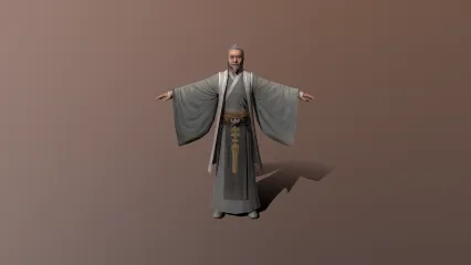 账房 教书先生 掌柜 老财主 老爷 武侠 仙侠 次世代手绘