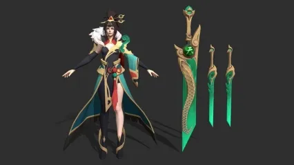 次时代女战士 女武士 神女 女神龙 女将军 花木兰王者 宝剑 女侠 剑客3D模型