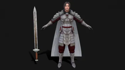 次世代 PBR 三国演义 武将 古代将领 将军 猛将 赵云 统领 赵子龙 大将 大将军3D模型