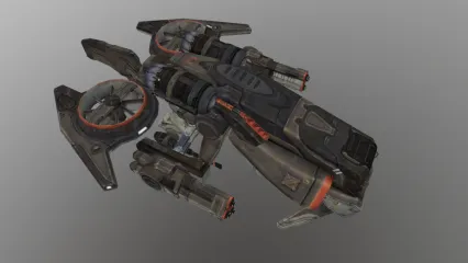 次世代飞船 科幻运输车 外星飞行器3D模型