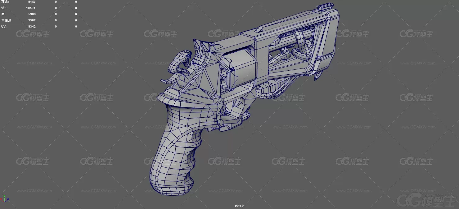 左轮手枪 卡通手枪 游戏手枪 武器涂装 手枪皮肤 枪战游戏 游戏武器 手绘风格手枪 ...-12