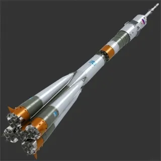 联盟号火箭 宇宙飞船 俄罗斯火箭 导弹 太空火箭 宇宙火箭3D模型