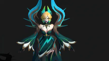 拥有神奇魔法的乌鸦尤杜拉 女妖 女巫 巫婆 妖后3D模型