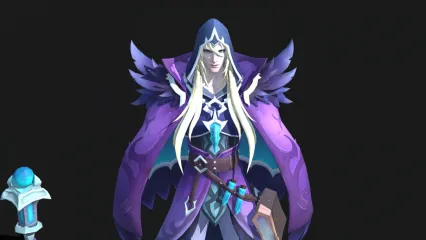 二次元 男法师 魔法师 术士 巫师 大祭司 药师3D模型