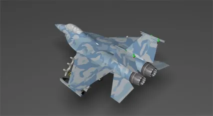 正当防卫 U-7 Dravec 战斗机 歼击机 战斗飞机 军用飞机3D模型