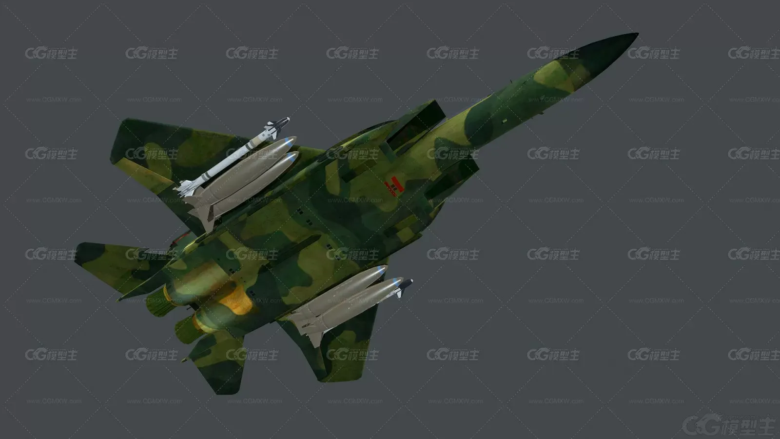 低模F-15战斗机 F-15 F系列战斗机 波音F-15鹰 F-4战斗机 美国战斗机 固定翼飞机-3