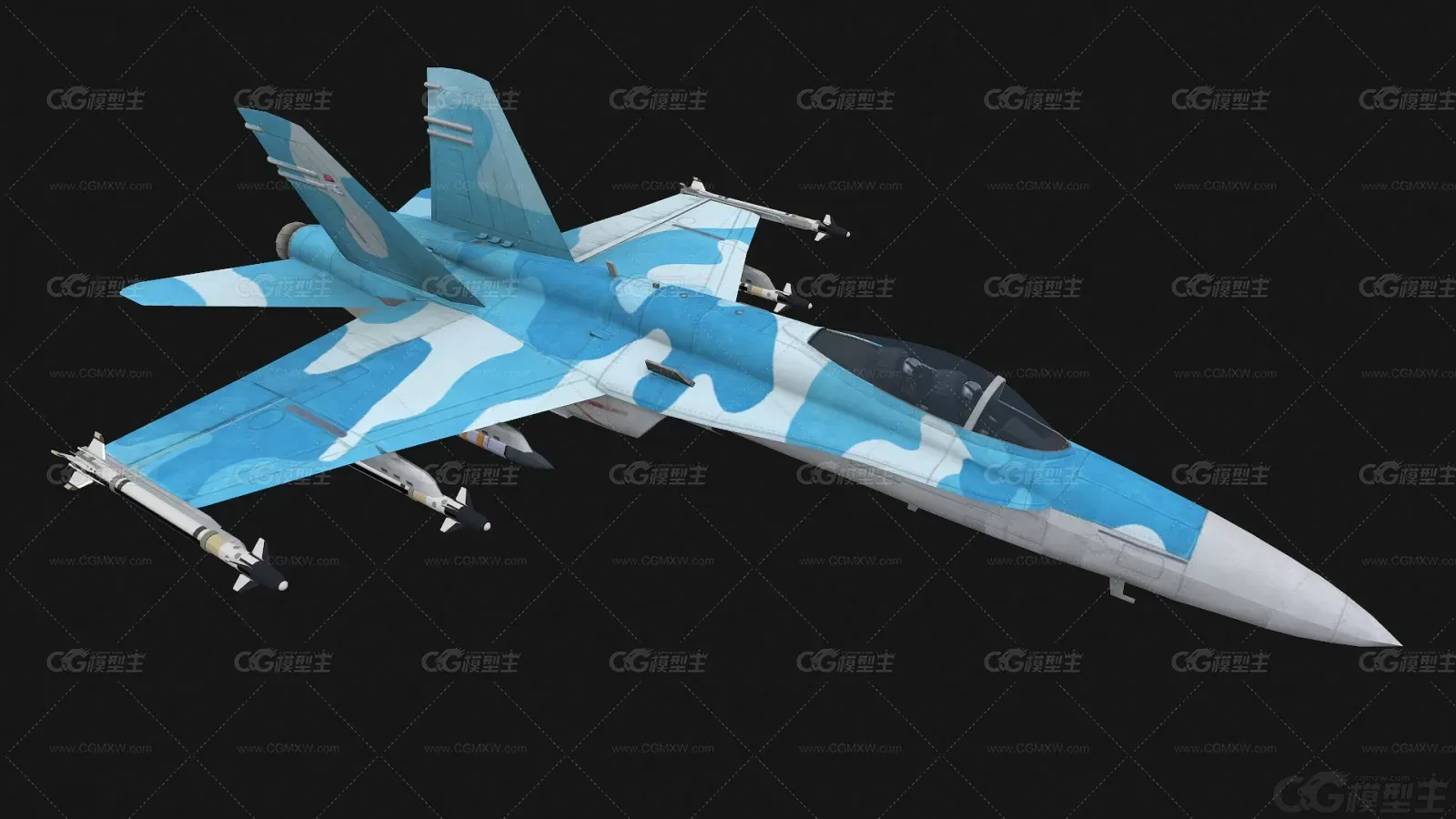 F/A 18F 超级大黄蜂 战斗机 飞机 军用飞机 空军 F18 战机 空军 FA13D模型-1