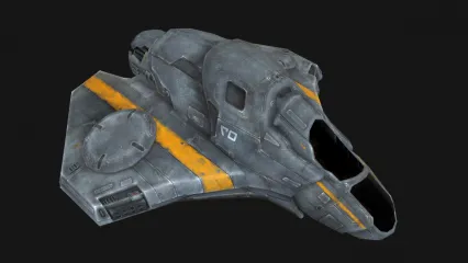 PBR 宇宙飞船 科幻 太空飞船 SCIFI 战舰 舰艇 战斗飞船 航天器 战斗机3D模型