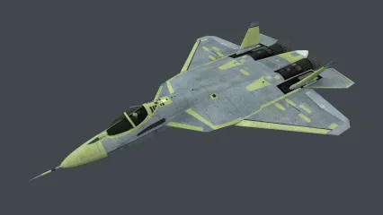 苏-57战斗机 T-50战斗机 歼击机 军用飞机 俄罗斯第五代战斗机3D模型