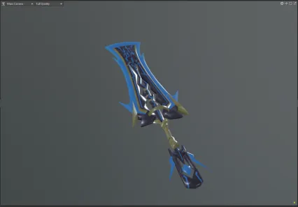 二次元大剑 光剑 长剑 魔法剑 刀剑枪武器 未来武器游戏3d模型