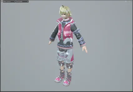 二次元日韩小正太 小男孩 太子 男生 游戏3d模型人物带绑定