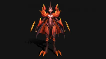 昆虫女战士 刺客 人物 英雄 地狱恶魔 深渊领主 恶魔之王 女妖 女巫 妖后 妖兽3D模型