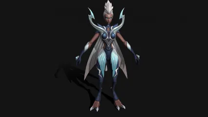 怪物 恶魔 BOOS 女妖 妖后 女巫 女巫婆 女魔法师 黑暗法师3D模型