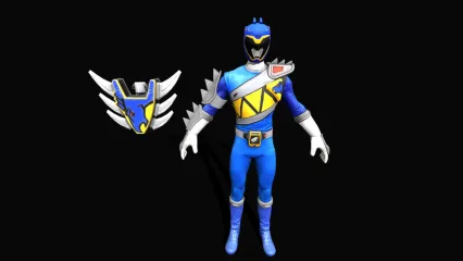 次世代 动漫人物 幻想人物 战甲  未来战士 3D模型