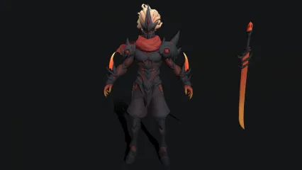 次时代写实 古代 战士 刺客 国风角色 恶魔战士 武士3D模型