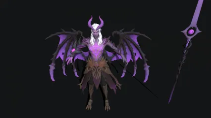 怪物 恶魔 BOOS 领主 邪魔 铠甲魔王 恶魔头领 妖兽 吸血鬼 吸血蝙蝠妖怪3D模型