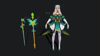 美少女战士 花仙子 仙女 法杖 女王 女巫 仙剑女人物 魔法师 术士 大祭司精灵3D模型