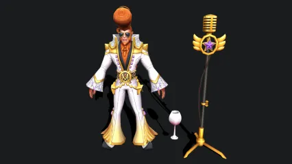 摇滚歌手 麦克风 孙悟空 猫王 舞王 歌王 披头士3D模型