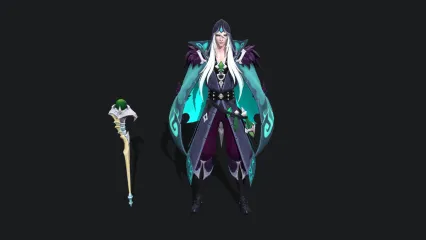 男法师 魔法师 魔术师 巫师 大祭司 仙剑人物 道长3D模型