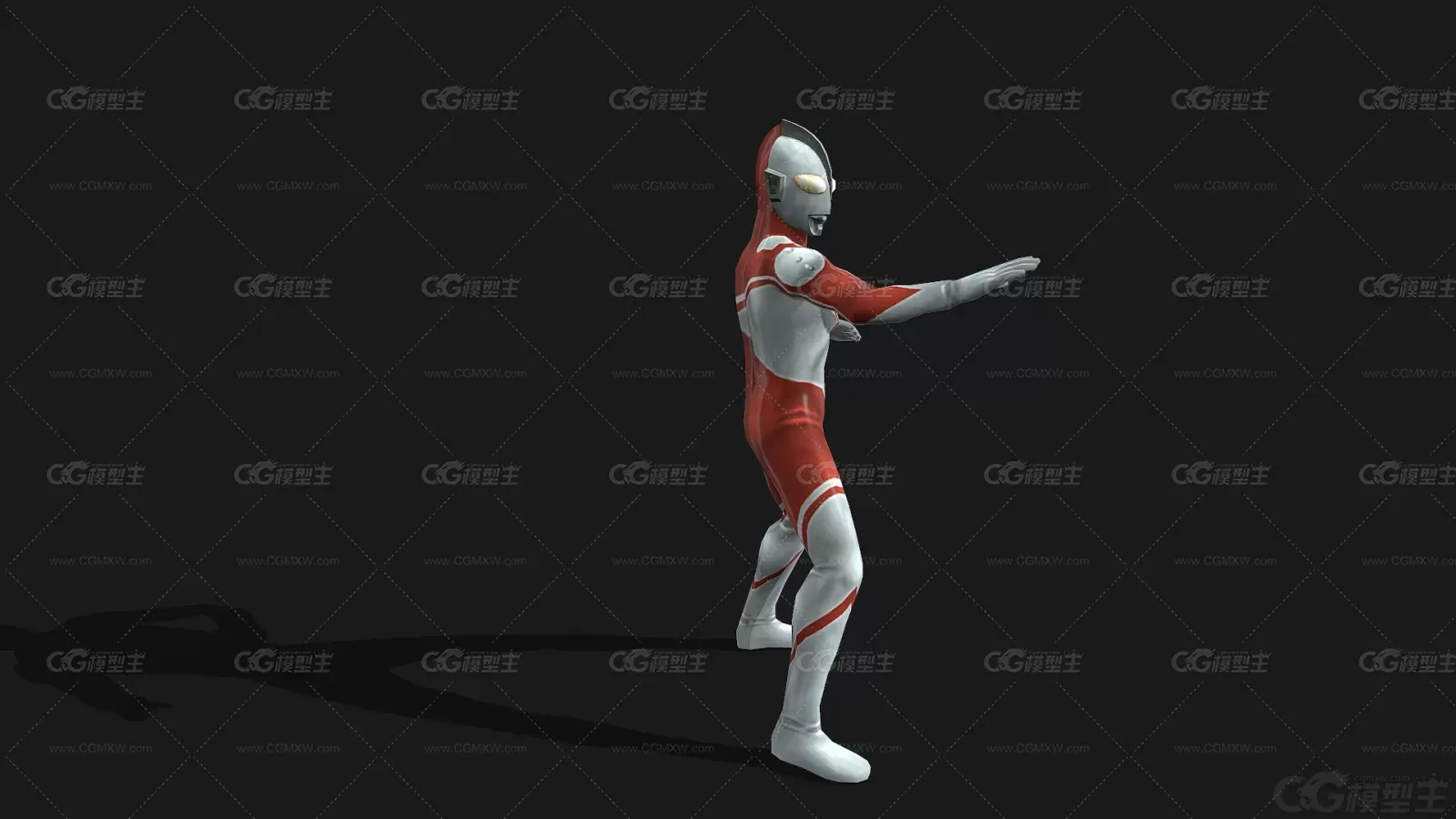 赛罗奥特曼 奥特战士 机甲战士 奥特曼 超人战士3D模型-2