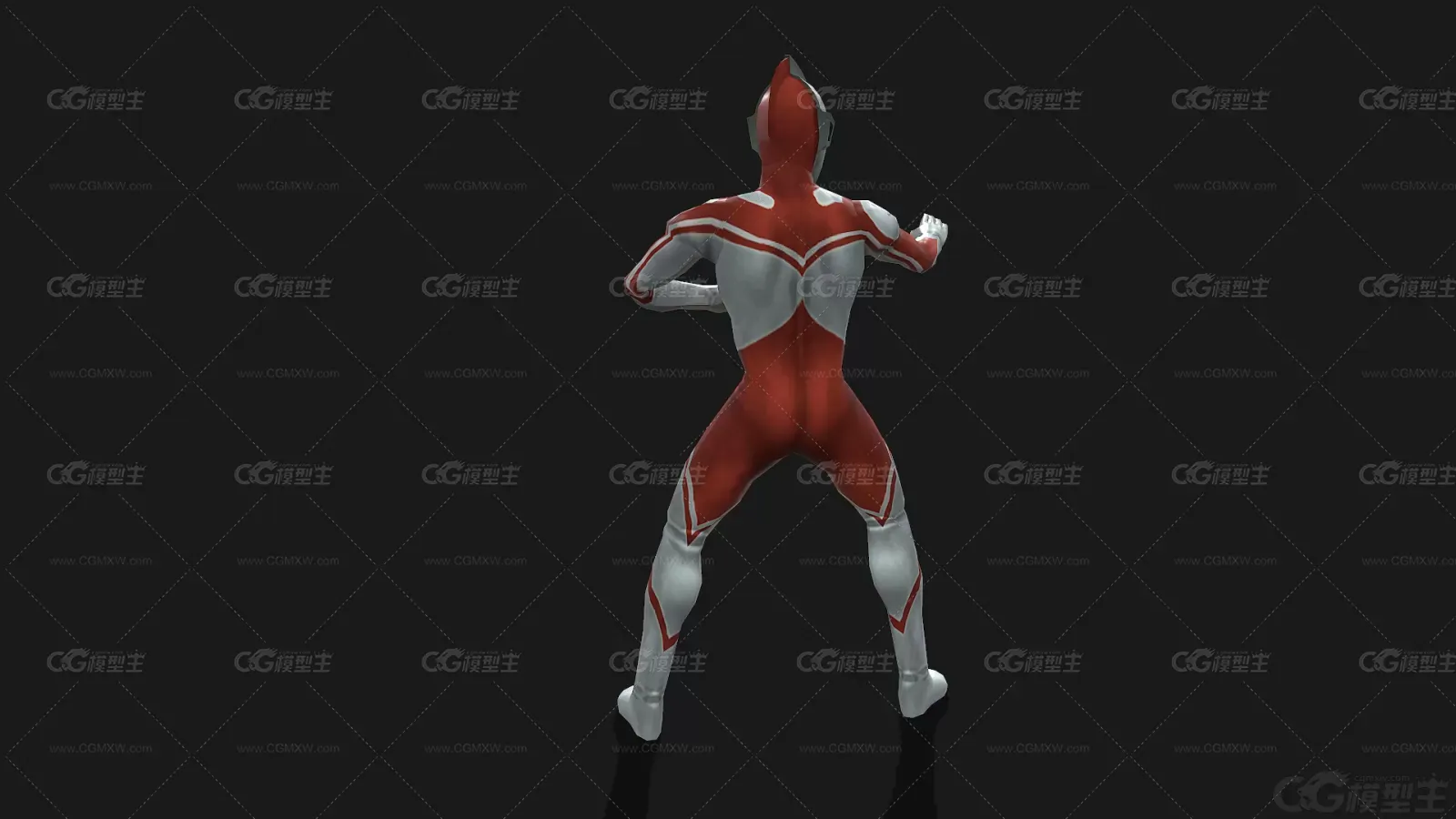 赛罗奥特曼 奥特战士 机甲战士 奥特曼 超人战士3D模型-4