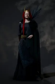 亚瑟王传奇—桂妮薇儿 女王 皇后 王后 王妃 妃子 西方女性人物3D模型